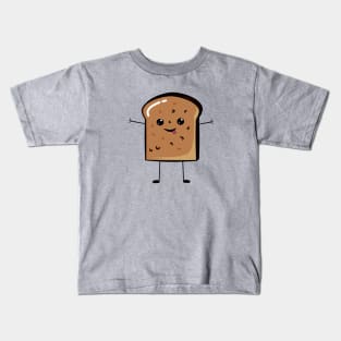 Cute Kawaii Banana Bread Graphic Kids T-Shirt